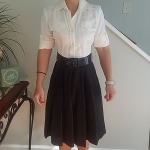 Calvin Klein black and white dress, Size 6